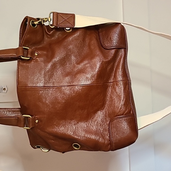 Tarnish Brand Deep Brown Leather Bag - Picture 3 of 9